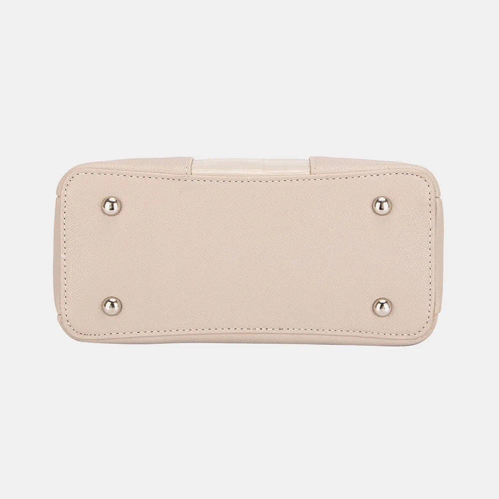 David Jones PU Leather Crossbody Bag - Thalia Chic