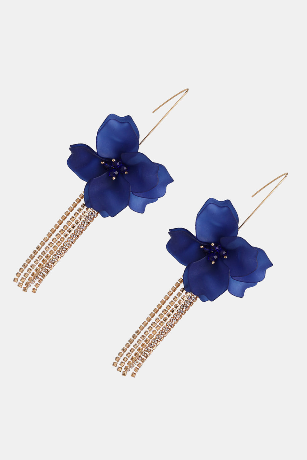 Flower Shape Acrylic Dangle Earrings - Thalia Chic