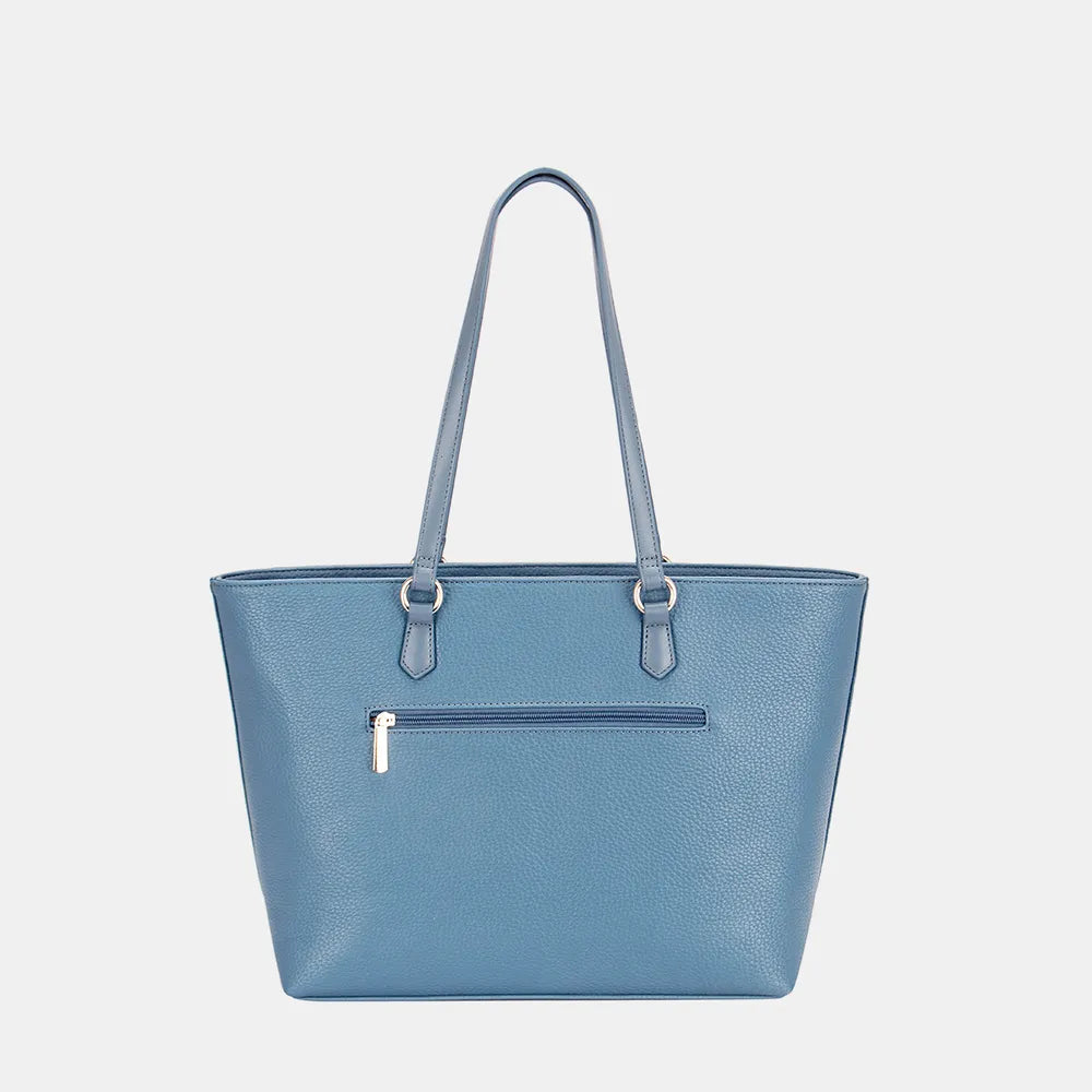 David Jones PU Leather Tote Bag - Thalia Chic