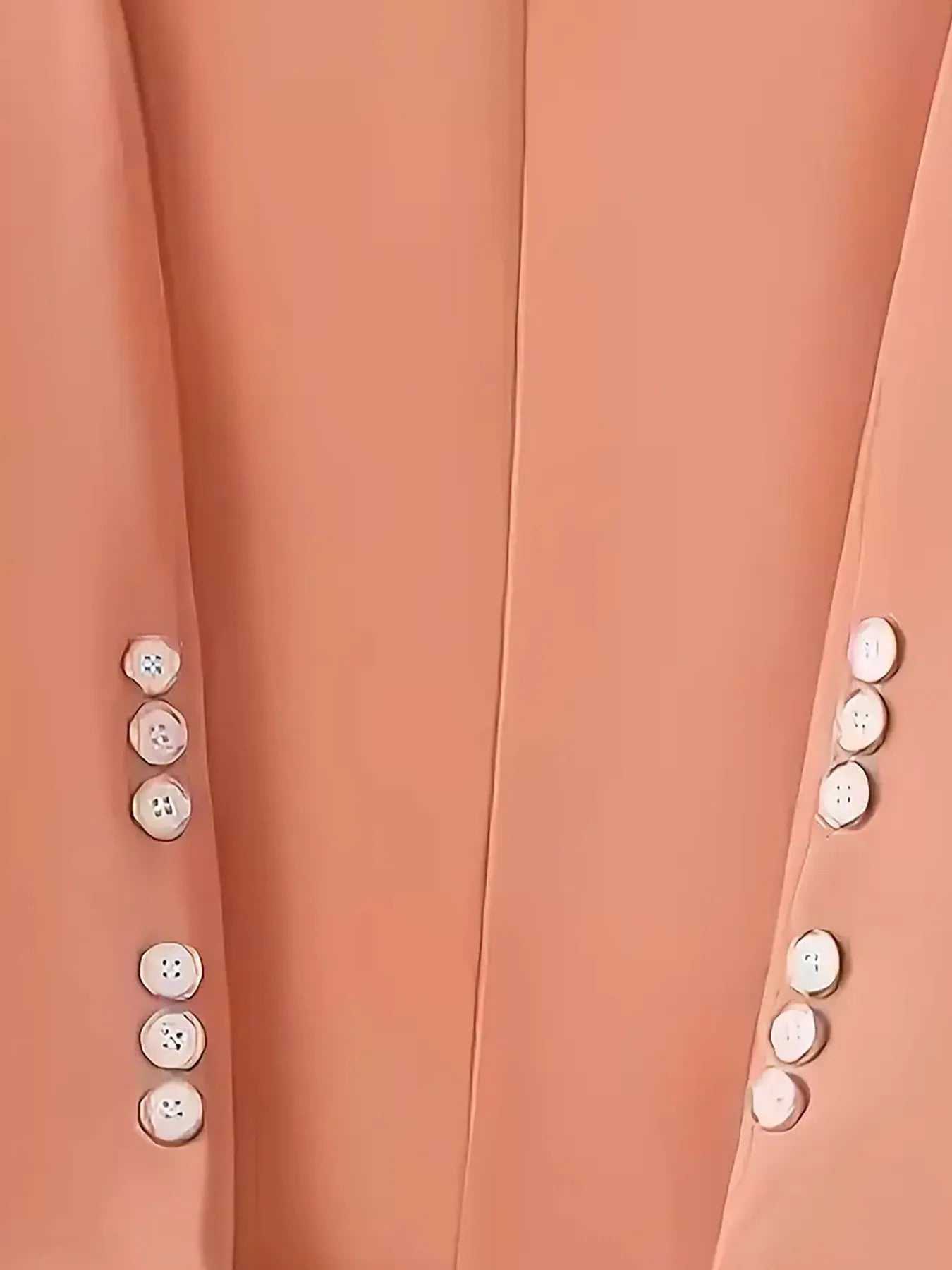 Single-Button Long Sleeve Blazer - Thalia Chic