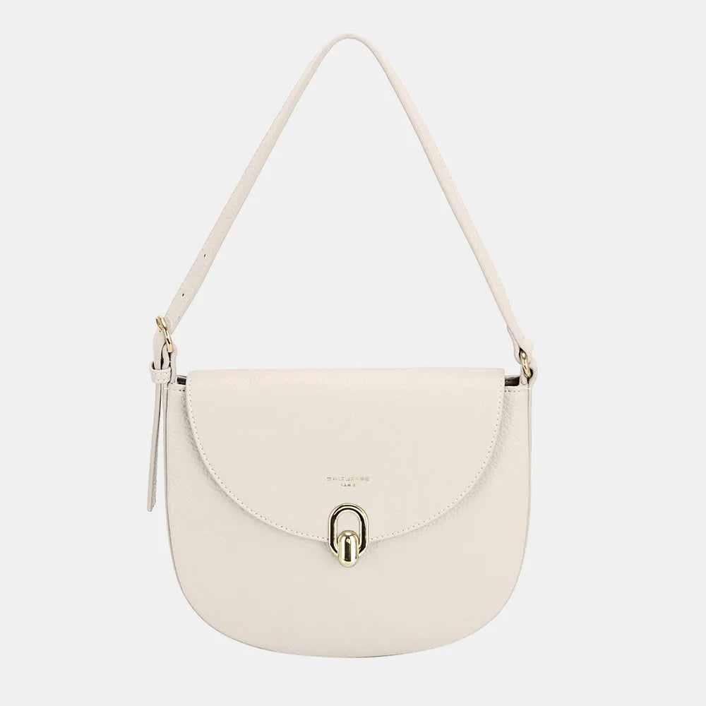 David Jones Metal Buckle Shoulder Bag - Thalia Chic