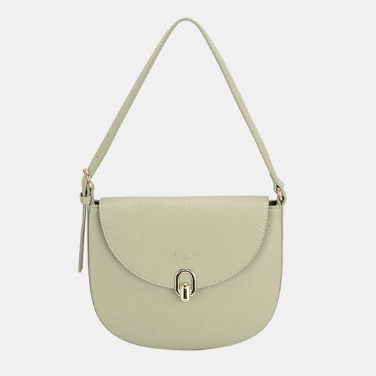 David Jones Metal Buckle Shoulder Bag - Thalia Chic