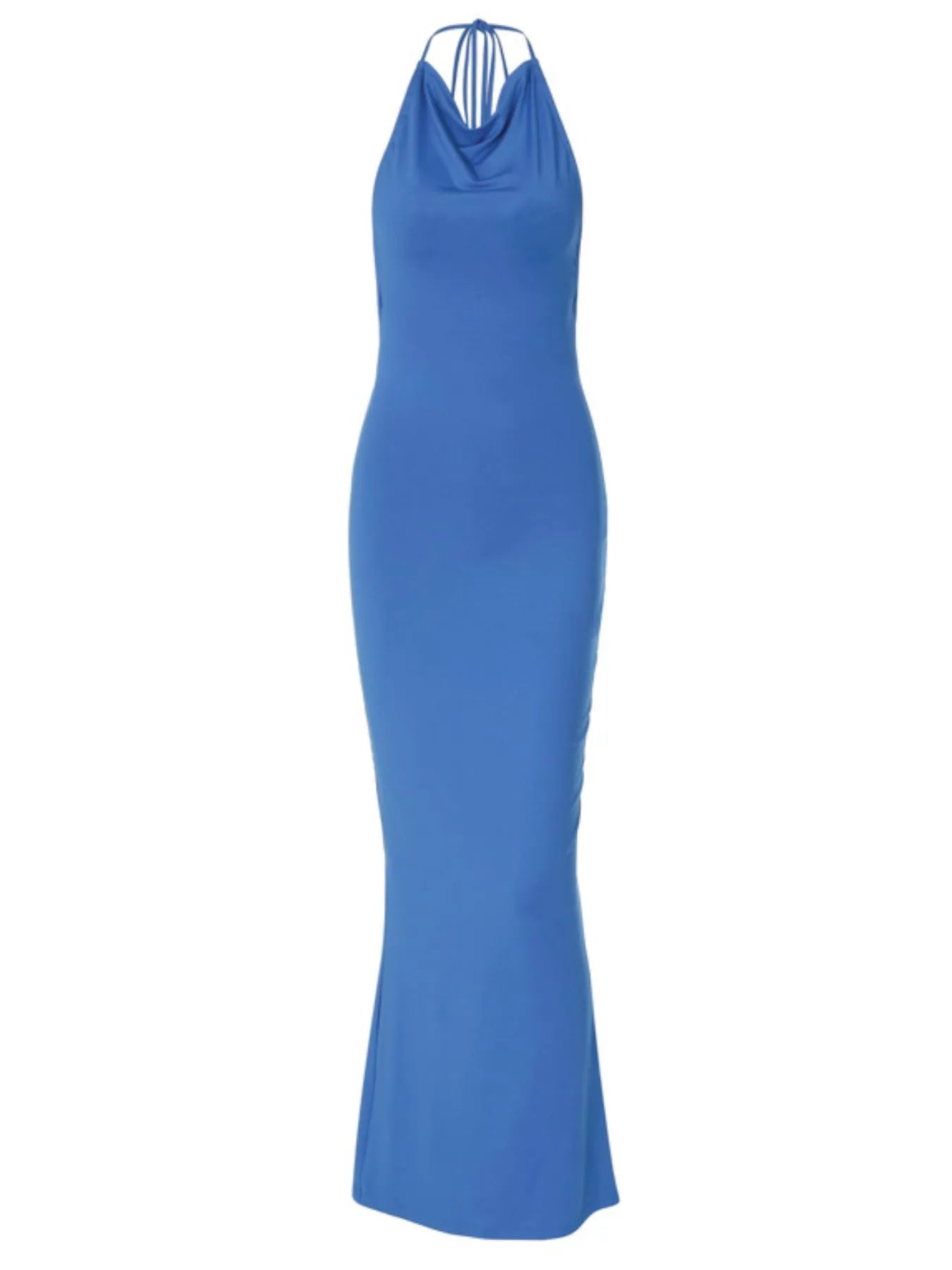 Backless Slit Sleeveless Bodycon Maxi Dress - Thalia Chic