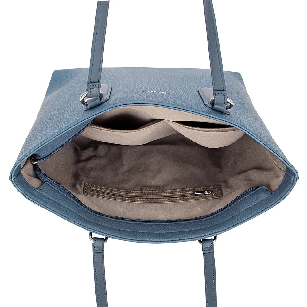 David Jones PU Leather Tote Bag - Thalia Chic