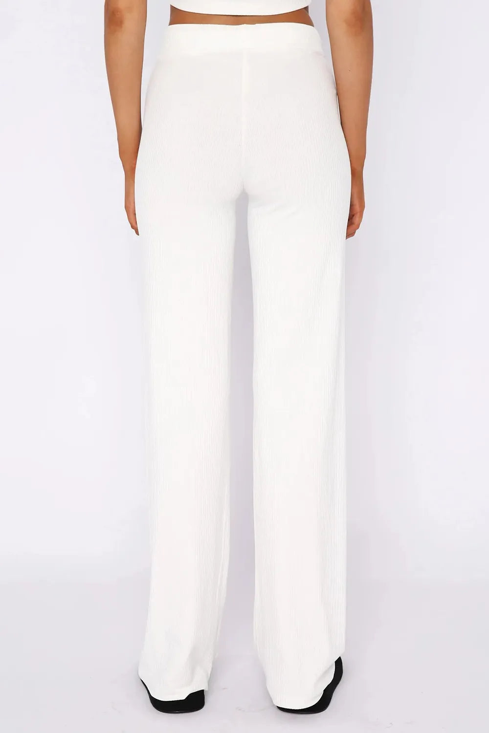 Round Neck Short Sleeve Top and Pants Set - Thalia Chic