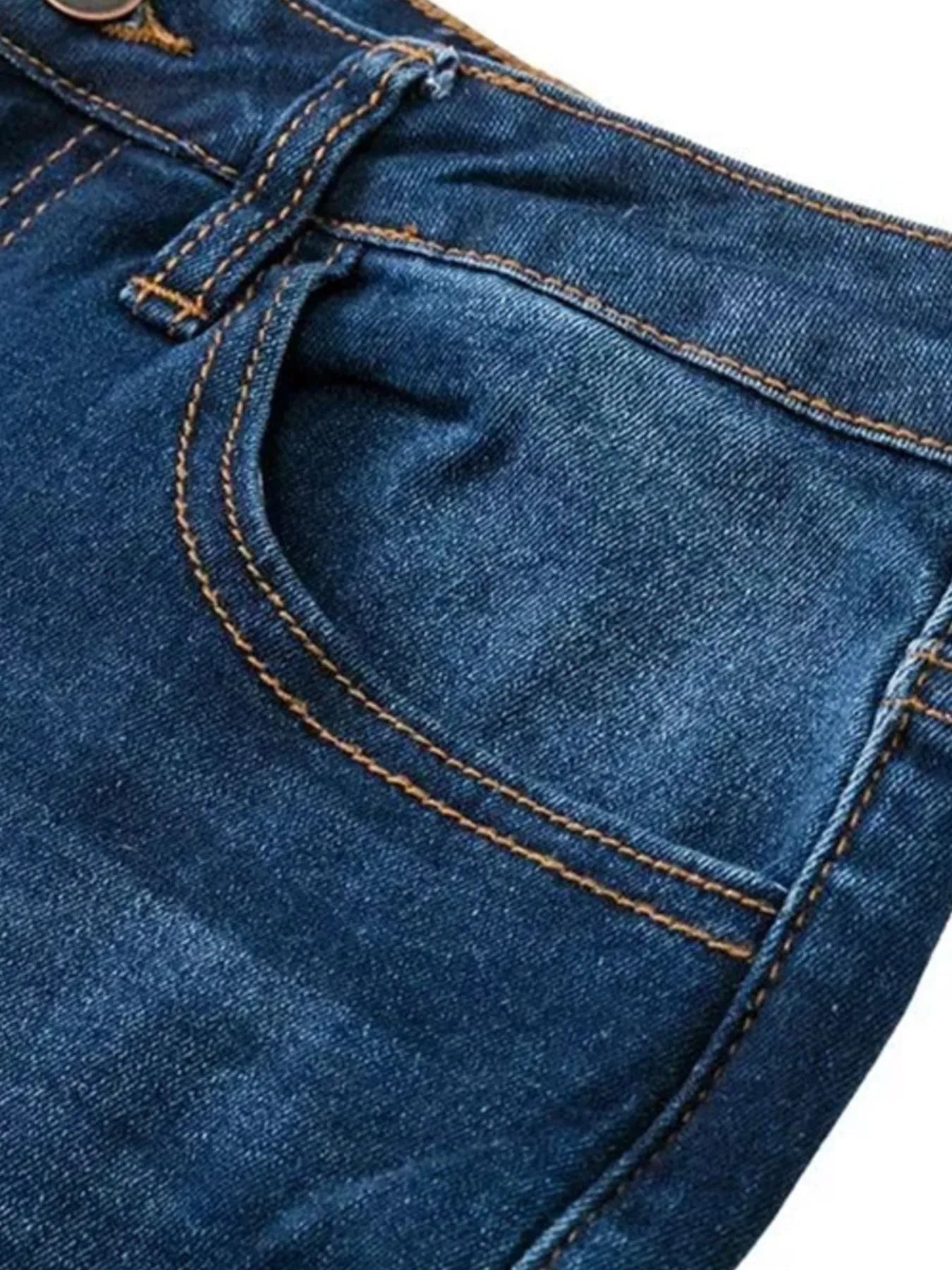 Full Size Distressed Raw Hem Flare Jeans Plus Size - Thalia Chic