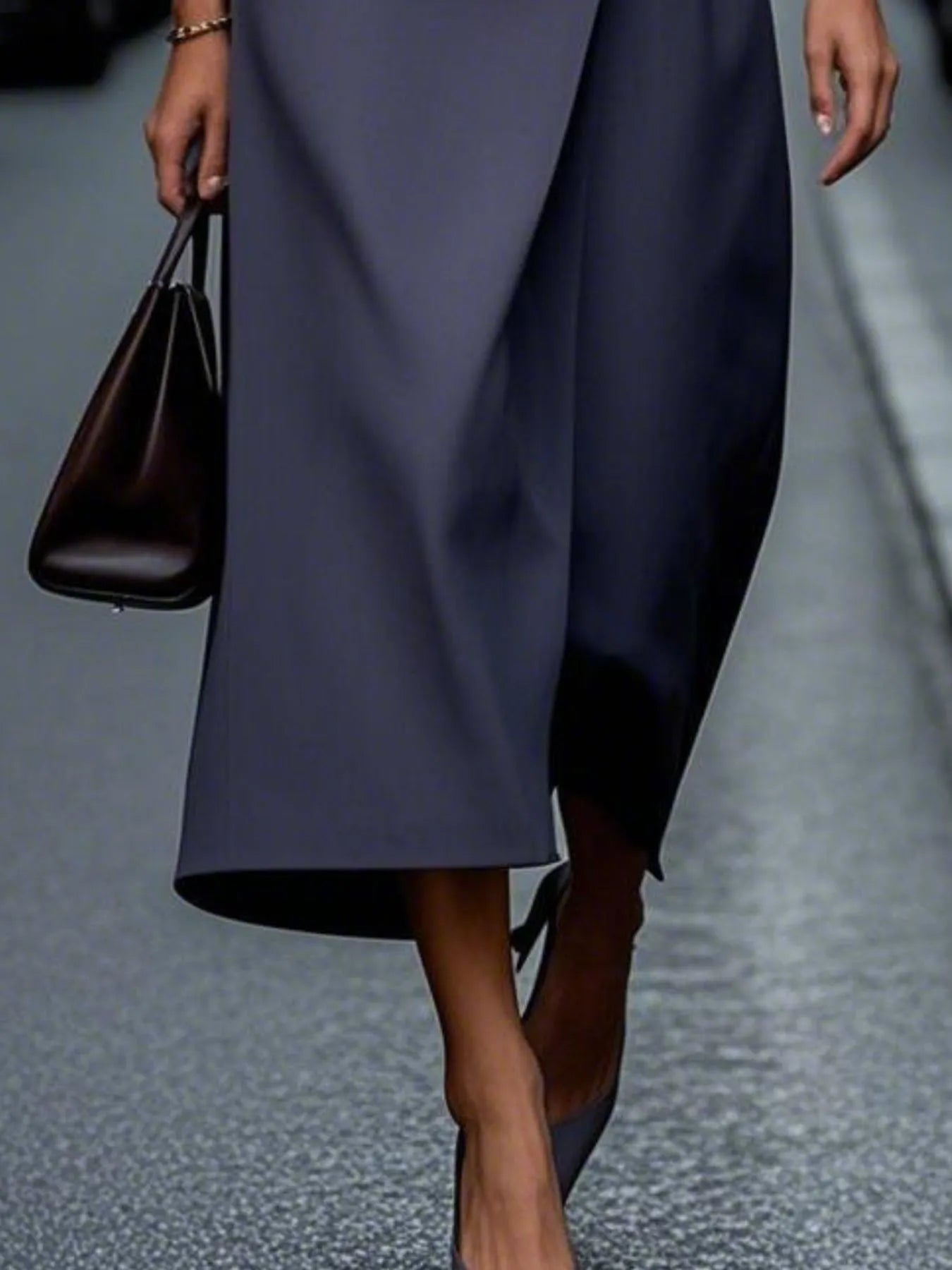 Round Neck Sleeveless Midi Sheath Dress - Thalia Chic