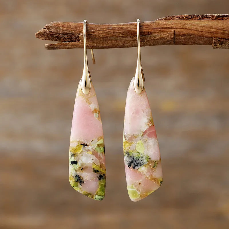 Geometrical Shape Dangle Earrings - Thalia Chic