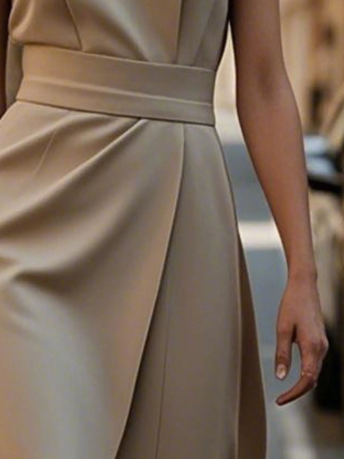 Round Neck Sleeveless Midi Sheath Dress - Thalia Chic