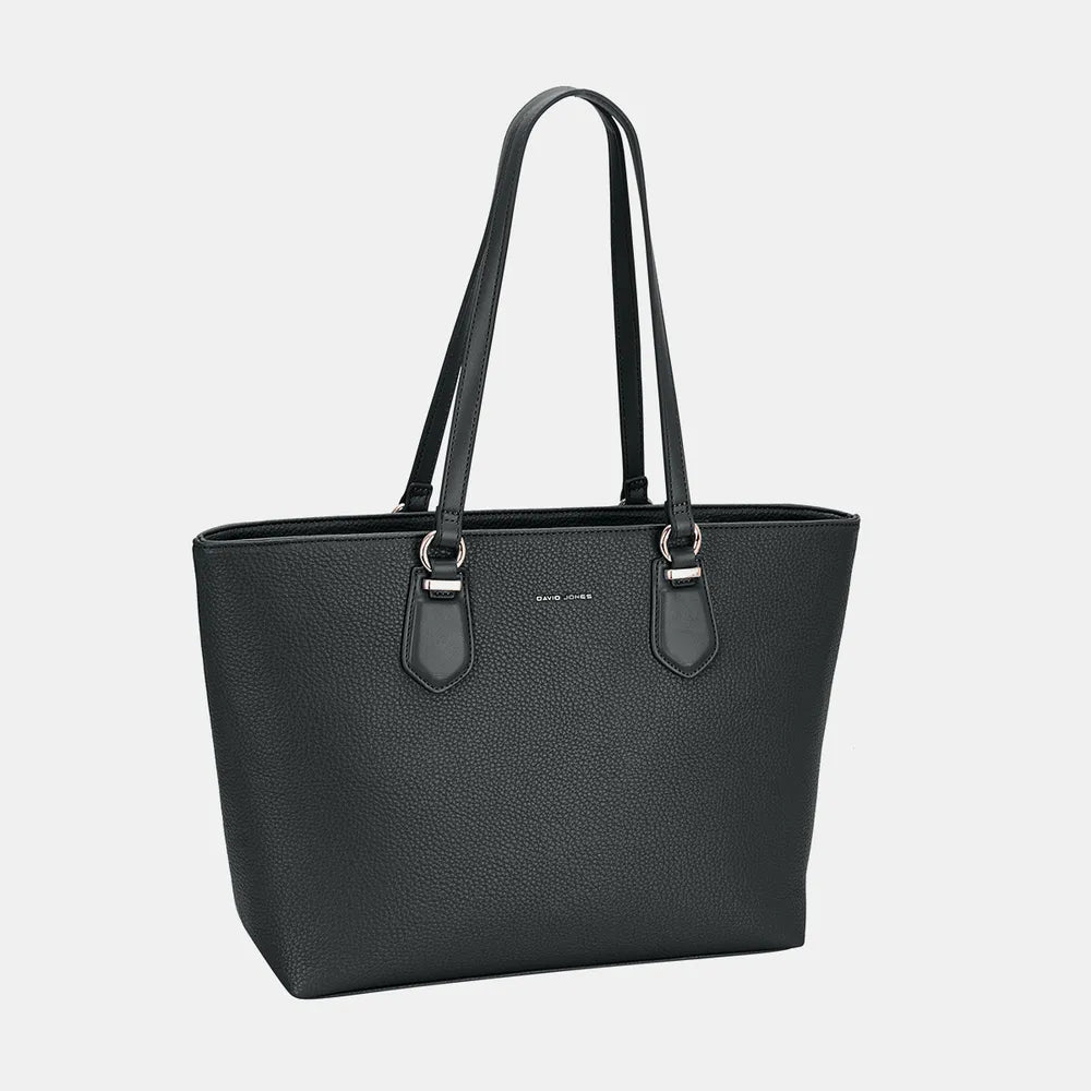 David Jones PU Leather Tote Bag - Thalia Chic