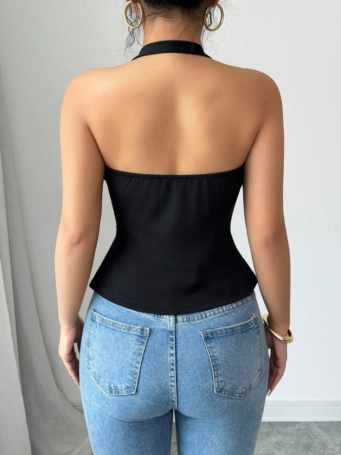 Halter Neck Cami - Thalia Chic