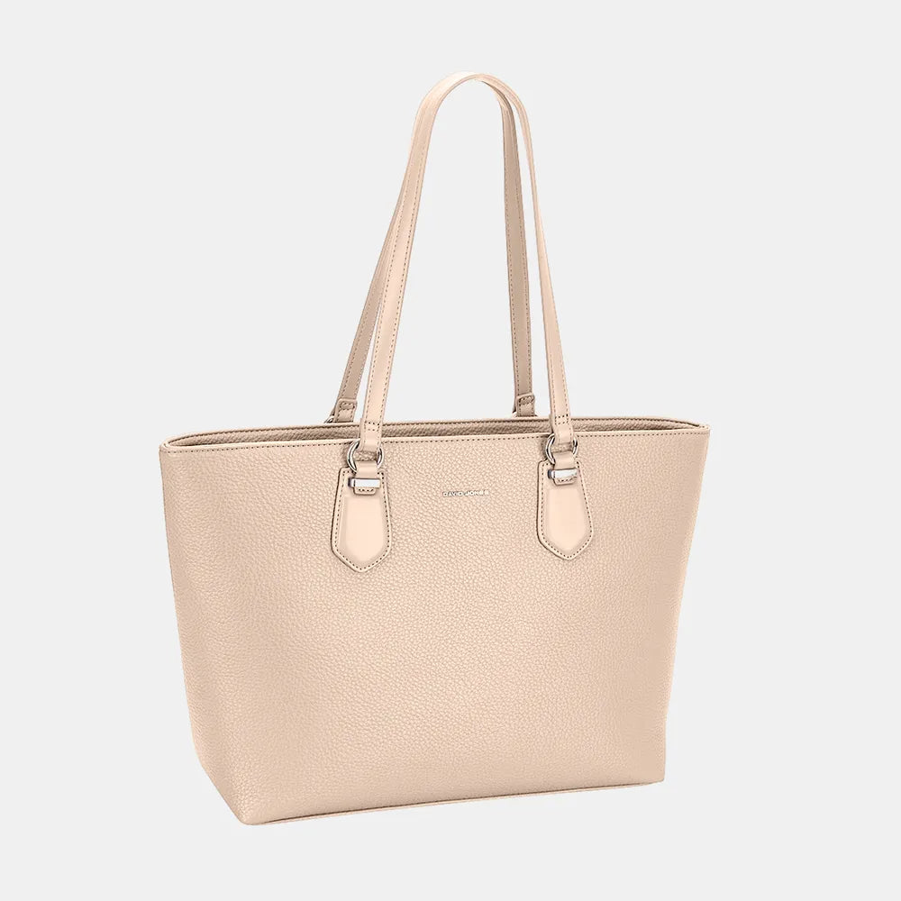 David Jones PU Leather Tote Bag - Thalia Chic