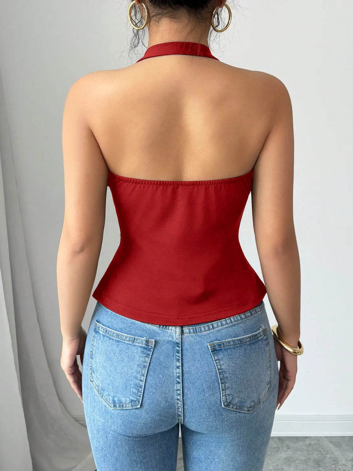 Halter Neck Cami - Thalia Chic