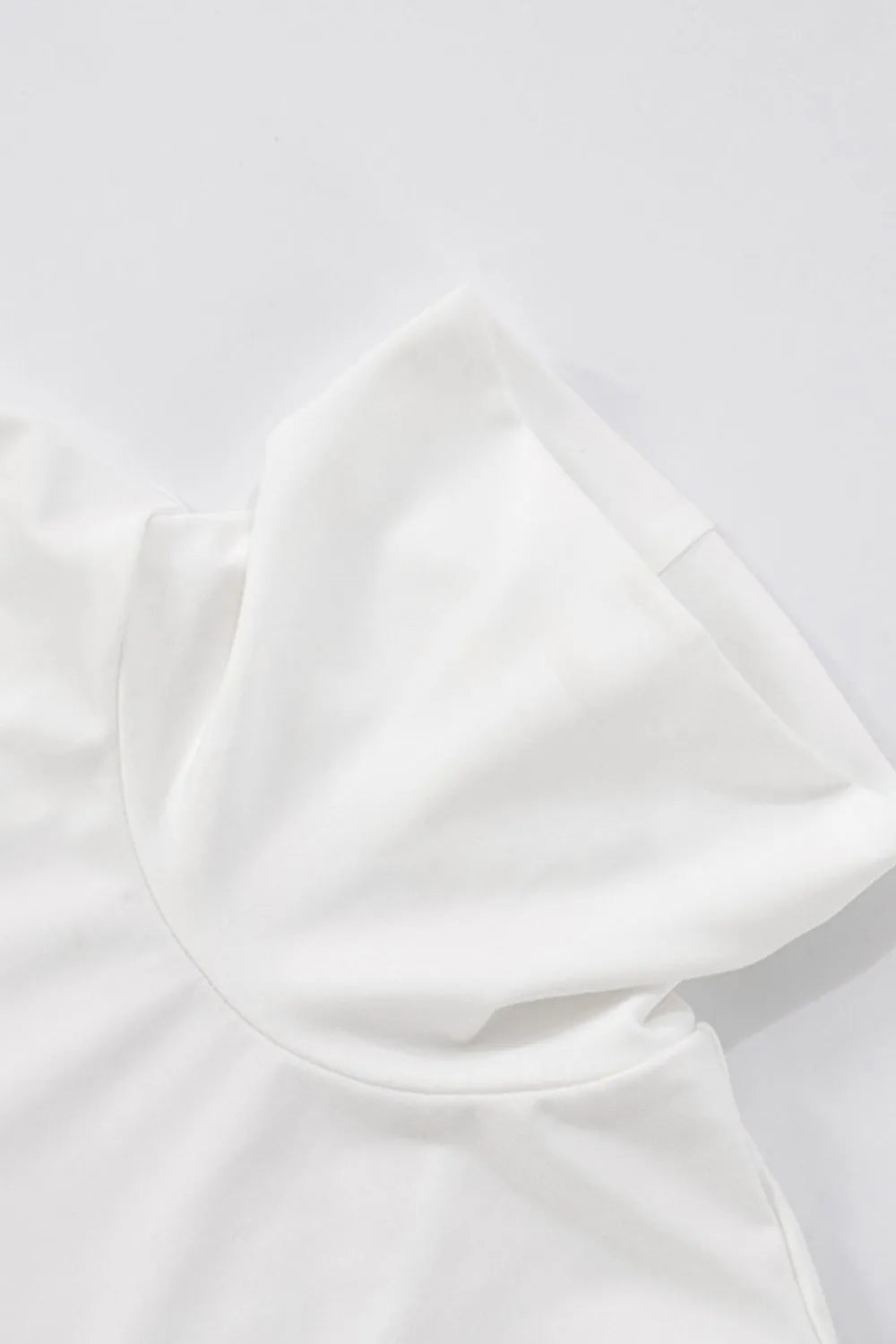 Turtleneck Cropped Backless Tank Top - Thalia Chic