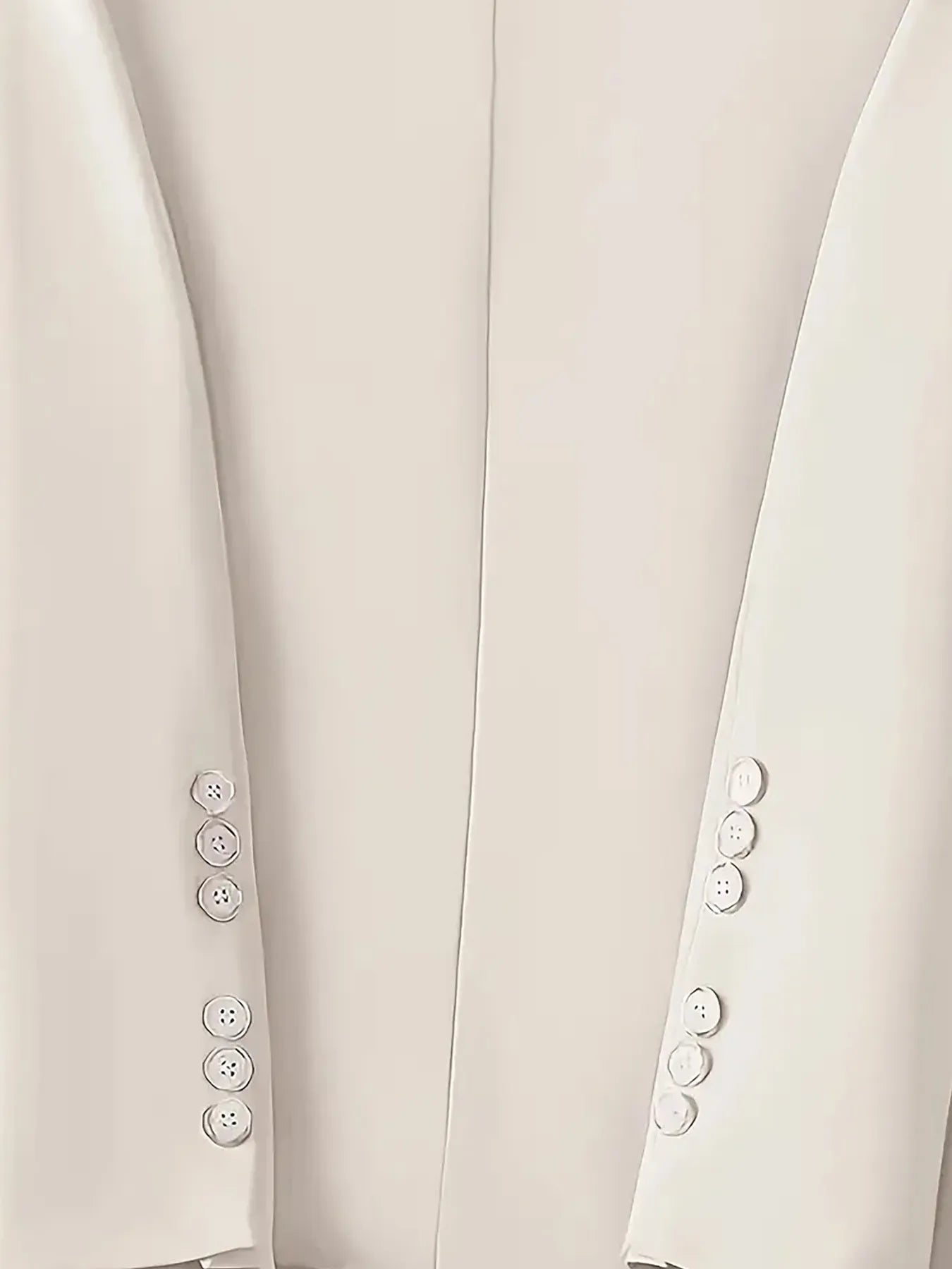 Single-Button Long Sleeve Blazer - Thalia Chic