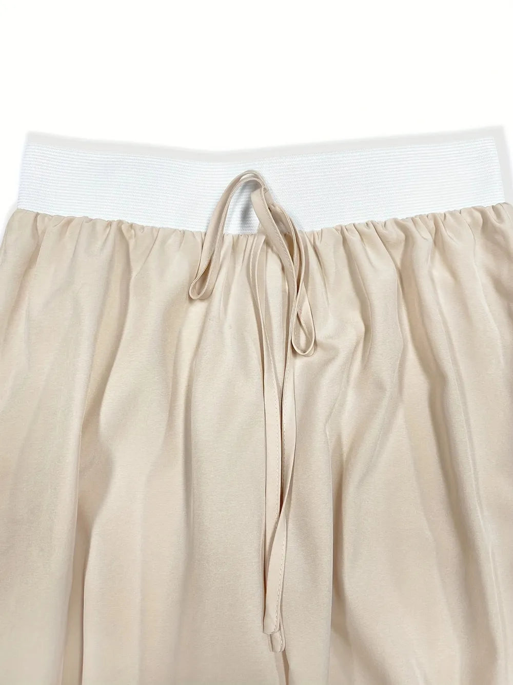 Round Neck Short Sleeve Top and Tied Pants Set - Thalia Chic