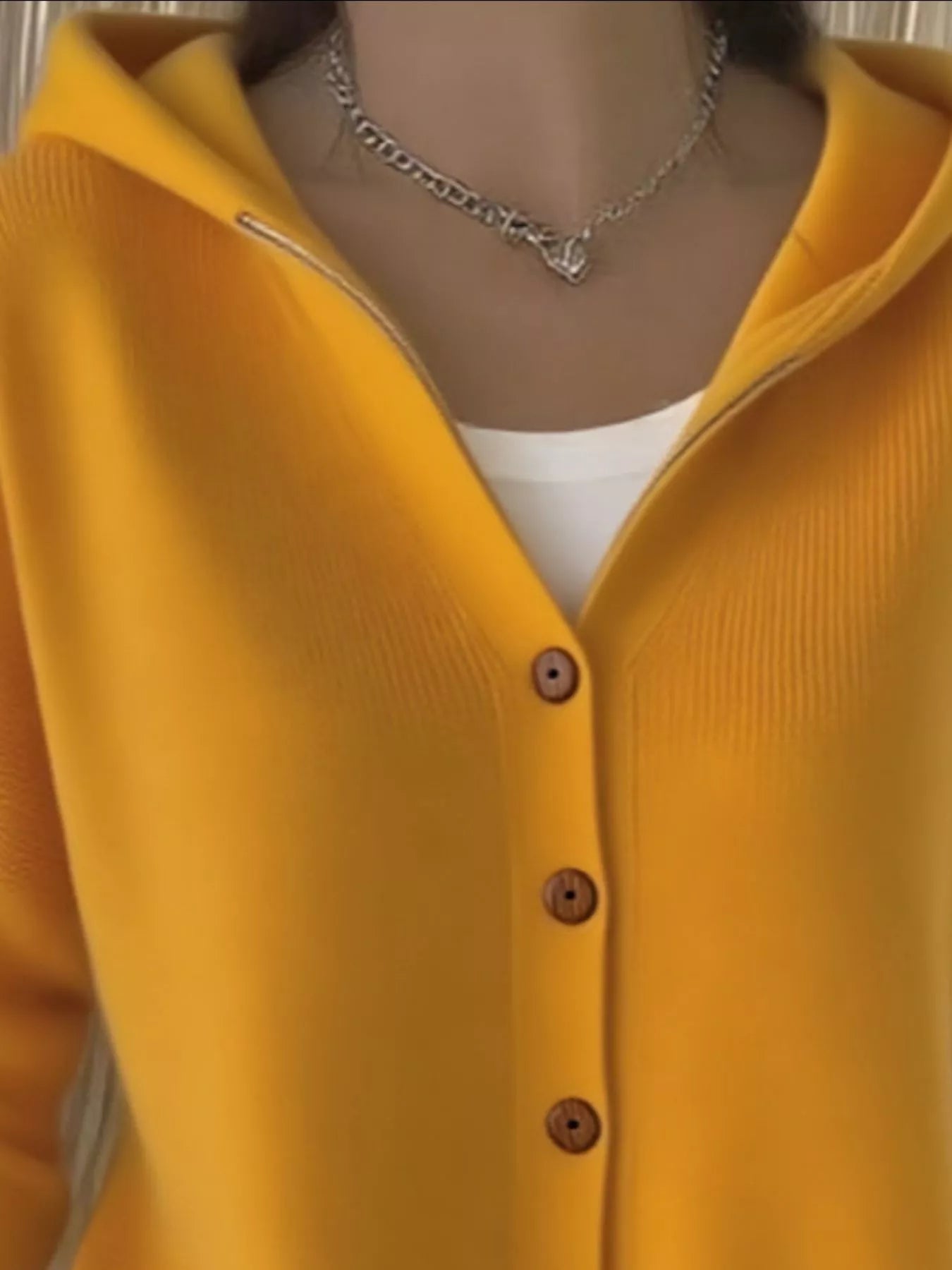 Full Size Button Up Long Sleeve Cardigan Plus Size - Thalia Chic